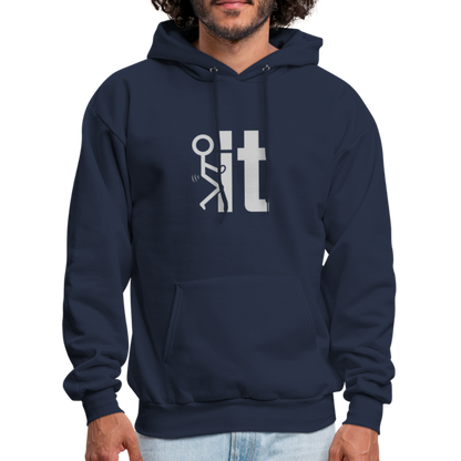 F it Hoodie (Funny & Carefree) - Color: navy