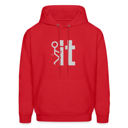 F it Hoodie (Funny & Carefree) - Color: red