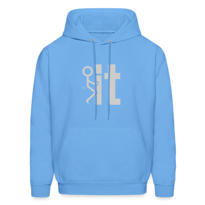 F it Hoodie (Funny & Carefree) - Color: carolina blue