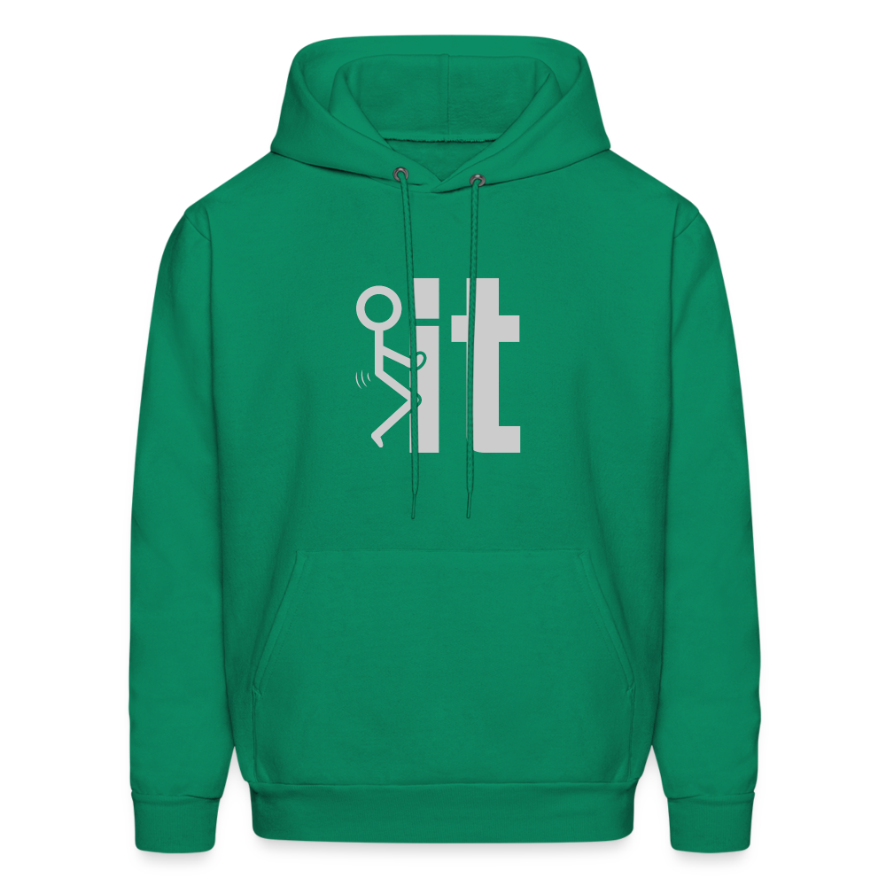 F it Hoodie (Funny & Carefree) - Color: charcoal grey