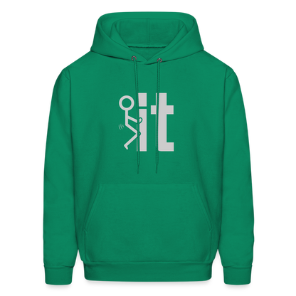 F it Hoodie (Funny & Carefree) - Color: charcoal grey