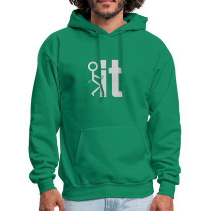 F it Hoodie (Funny & Carefree) - Color: kelly green