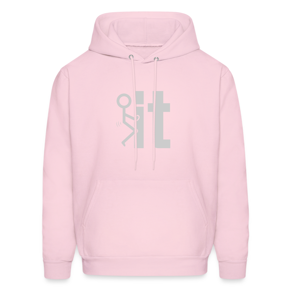 F it Hoodie (Funny & Carefree) - Color: pale pink