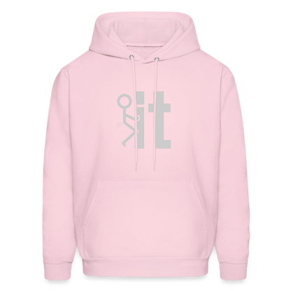 F it Hoodie (Funny & Carefree) - Color: pale pink