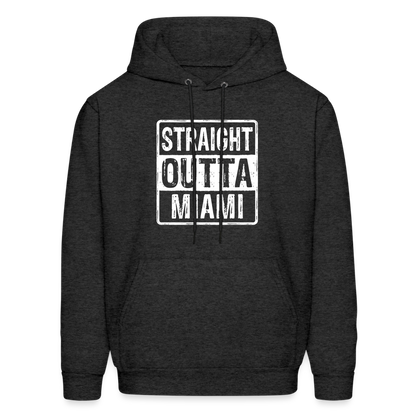 Straight Outta Miami (Florida) Hoodie - Color: denim blue