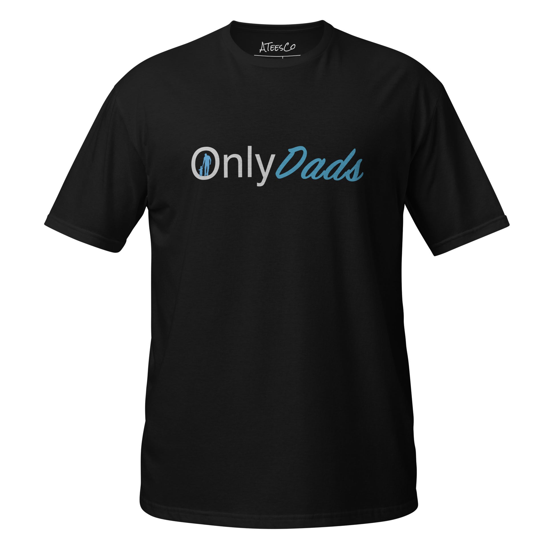 OnlyDads T-Shirt (Only Dads Softstyle Graphic Tee for Fathers) Color: Black