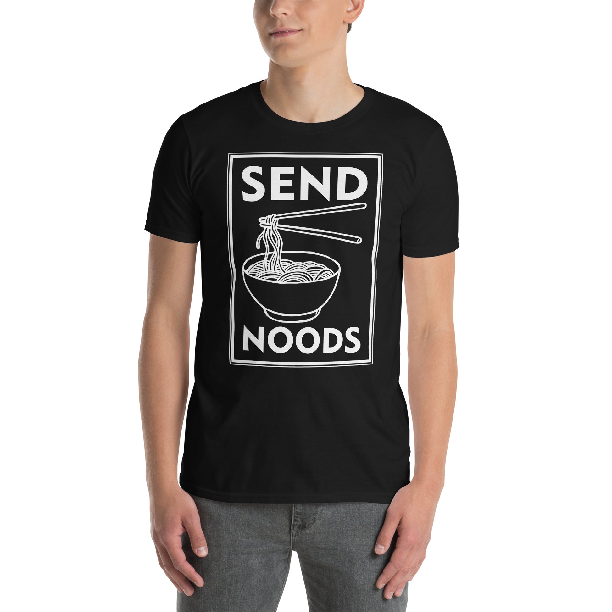 Send Noods T-Shirt - Color: Black