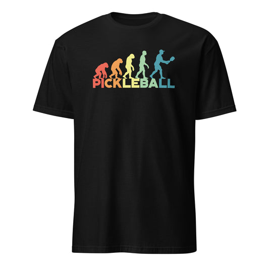 Pickleball Evolution T-Shirt - Color: Black