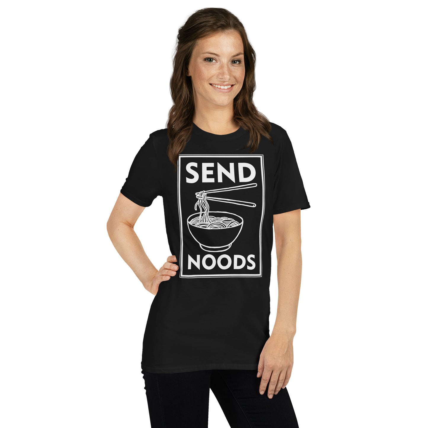 Send Noods T-Shirt - Color: Black