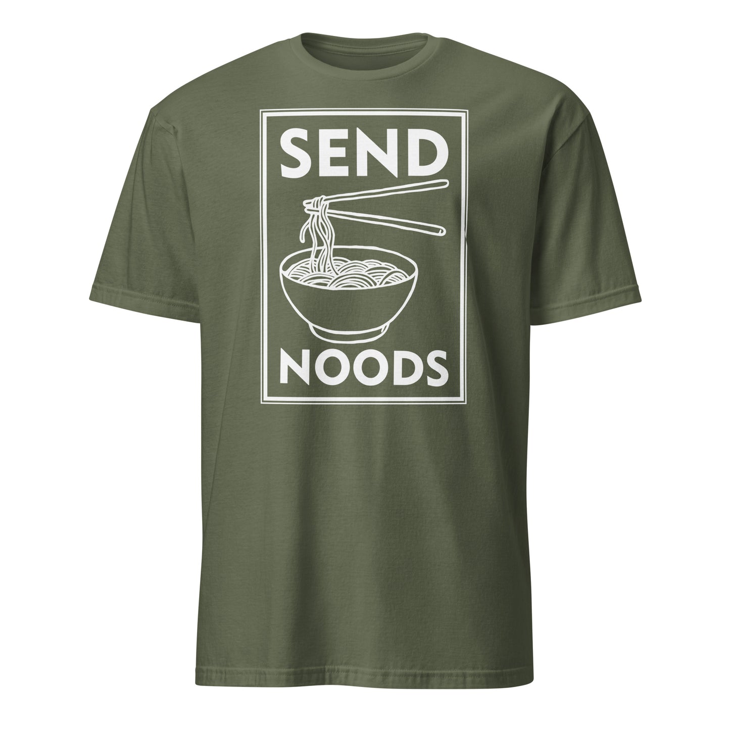 Send Noods T-Shirt - Color: Military Green