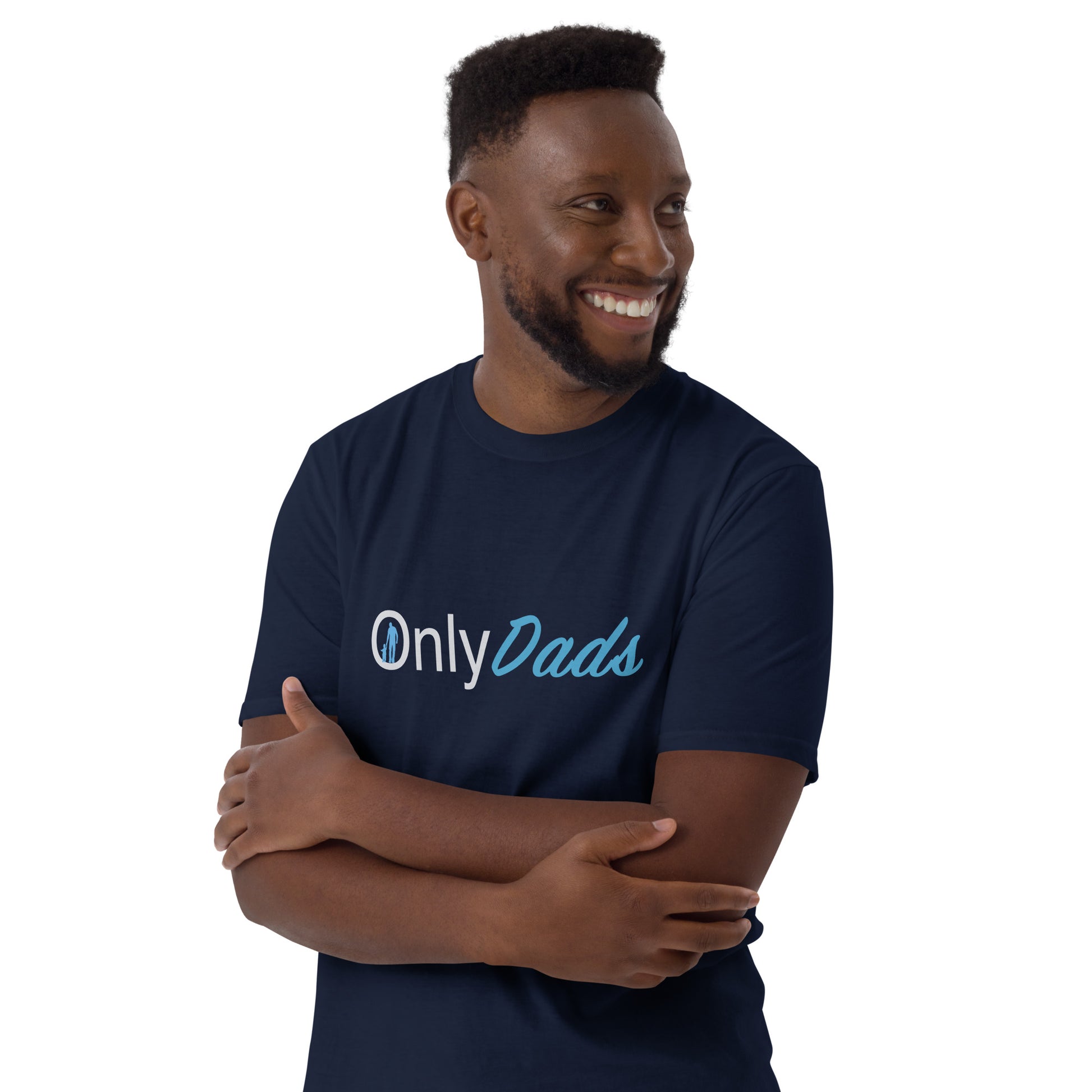 OnlyDads T-Shirt (Only Dads Softstyle Graphic Tee for Fathers) Color: Black