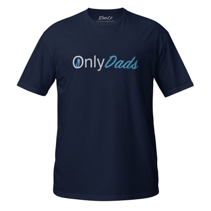 OnlyDads T-Shirt (Only Dads Softstyle Graphic Tee for Fathers) Color: Navy