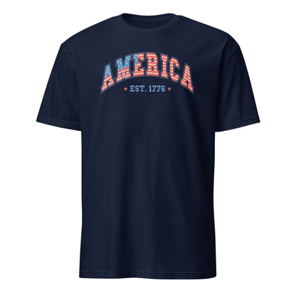 America 1776 T-Shirt - Color: Navy