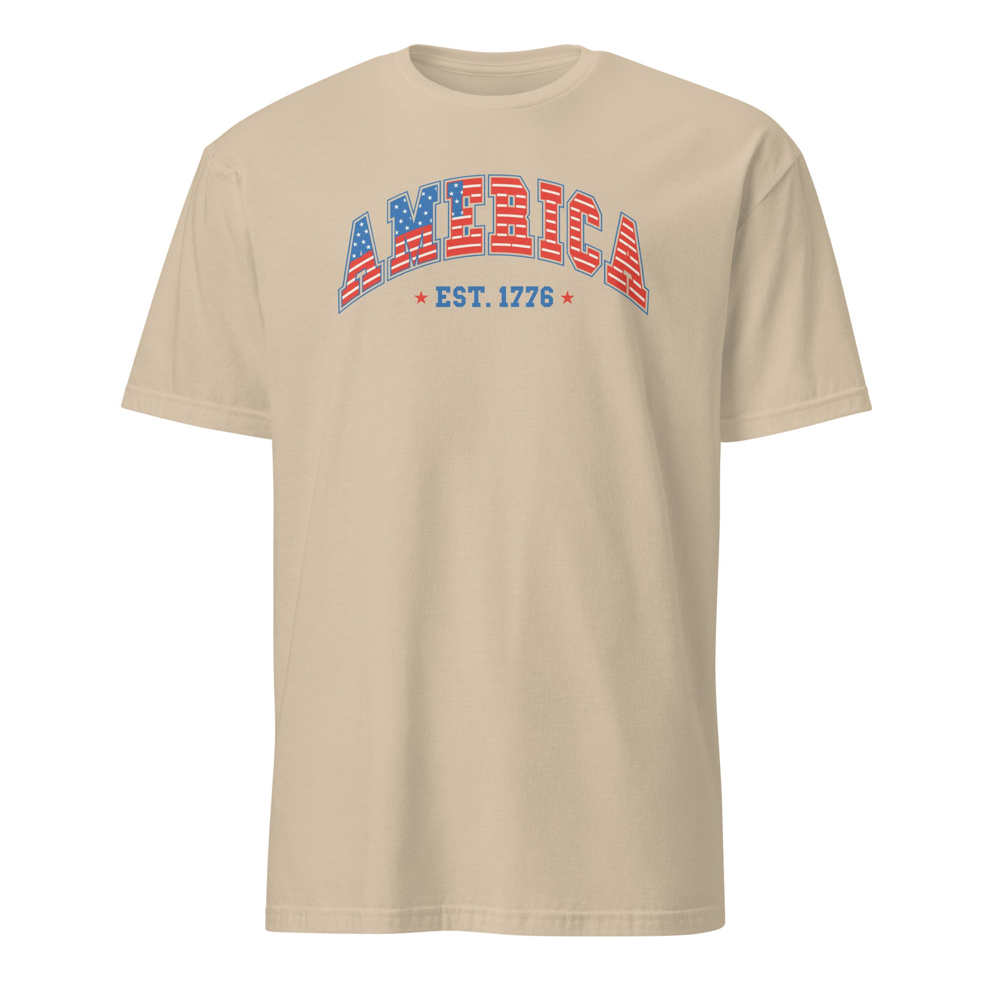 America 1776 T-Shirt - Color: Sand