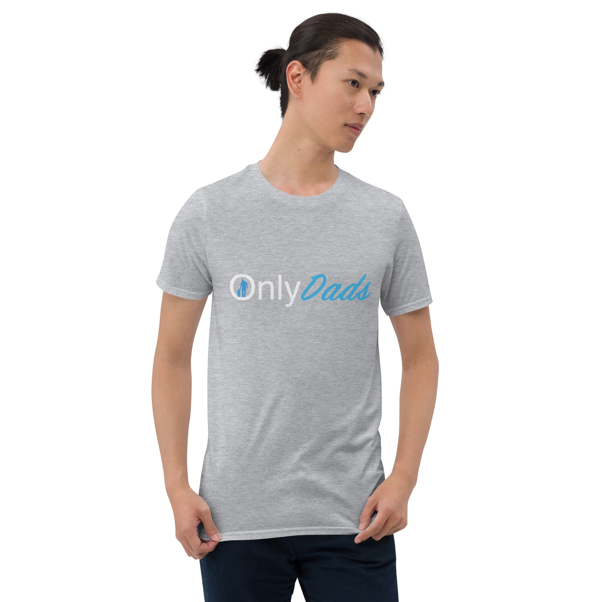 OnlyDads T-Shirt (Only Dads Softstyle Graphic Tee for Fathers) Color: Black