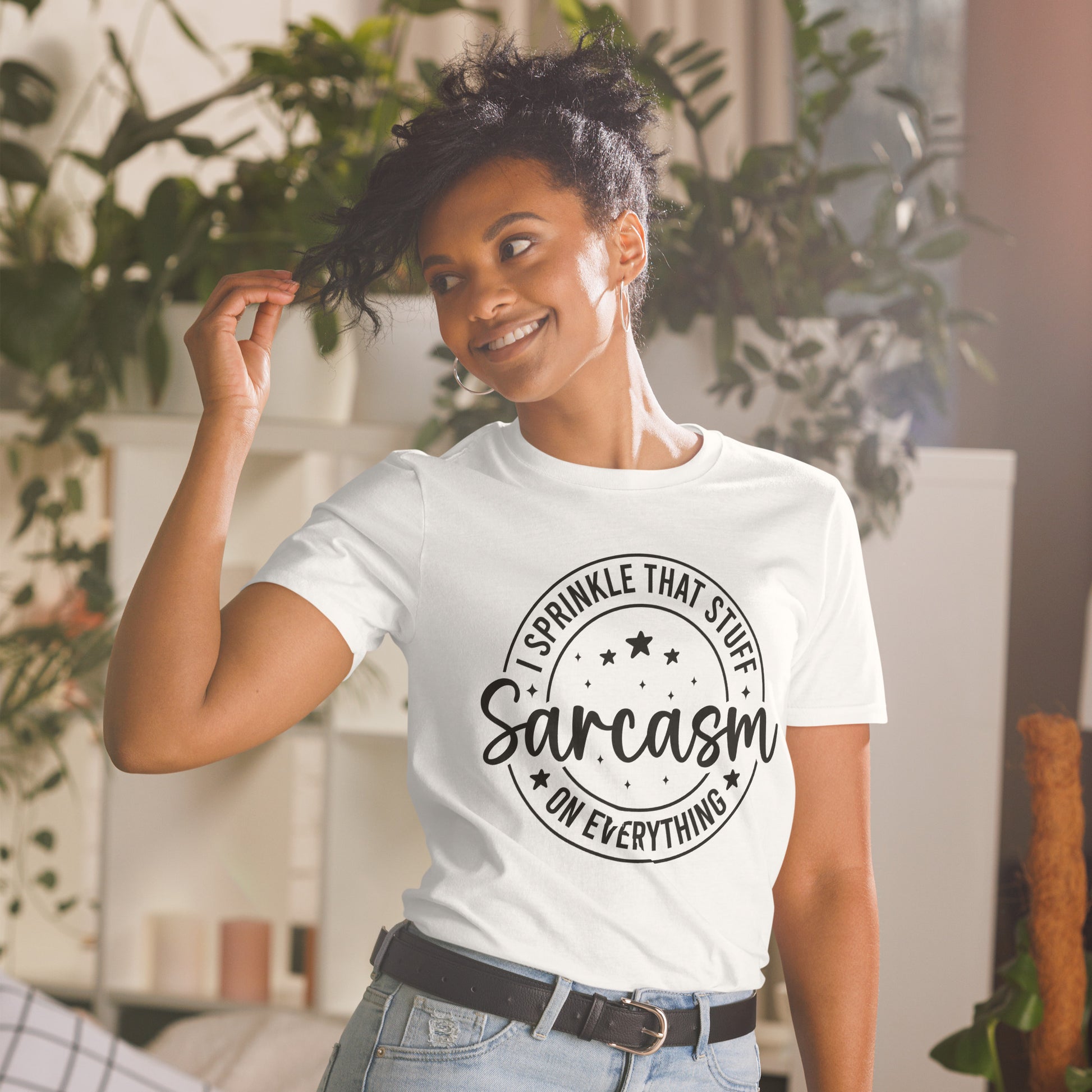 Sarcasm I Spread That Stuff Funny T-Shirt Color: Red