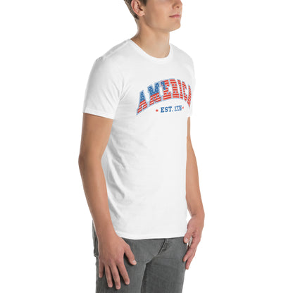 America 1776 T-Shirt - Color: Black