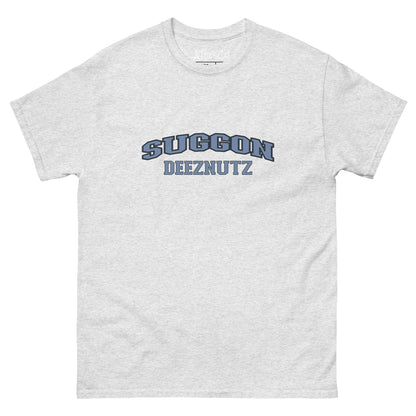 Suggon Deeznutz Graphic Tee Shirt Color: Ash