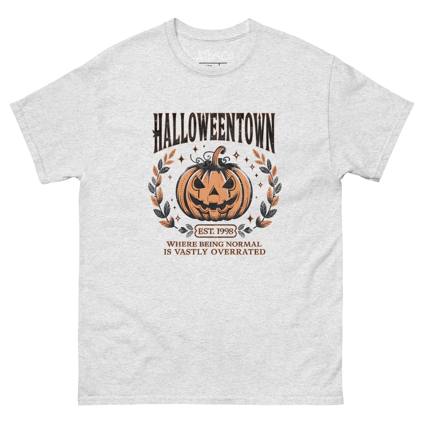 Halloweentown T-Shirt (Where Normal is Overrated) Color: Ash