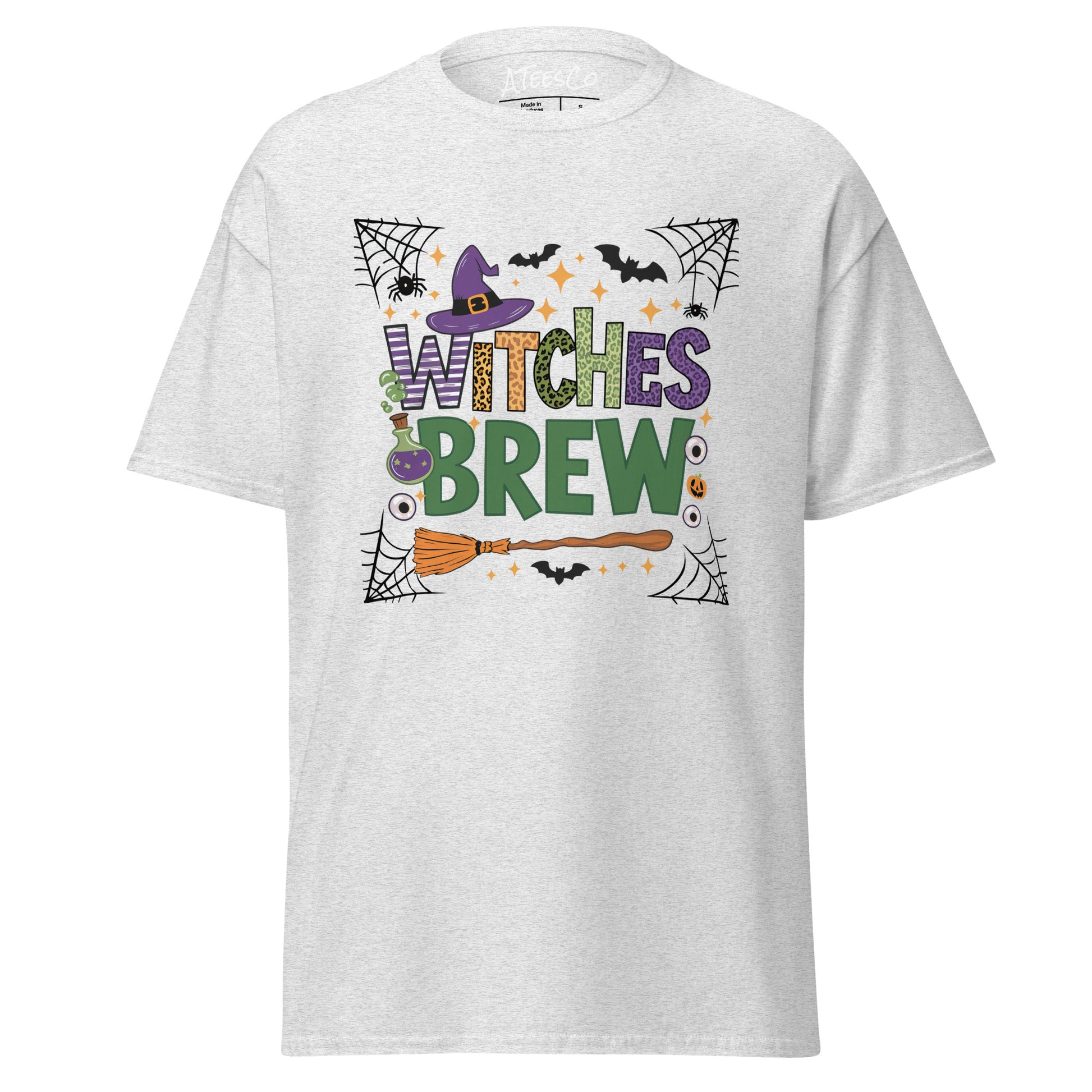 Witches Brew T-Shirt (Halloween Witch) - Color: Ash