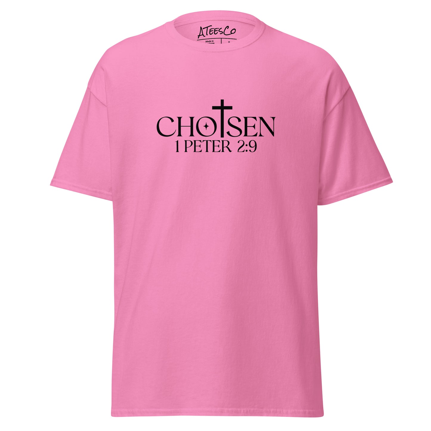 Chosen 1 Peter 2:9 T-Shirt - Color: Azalea