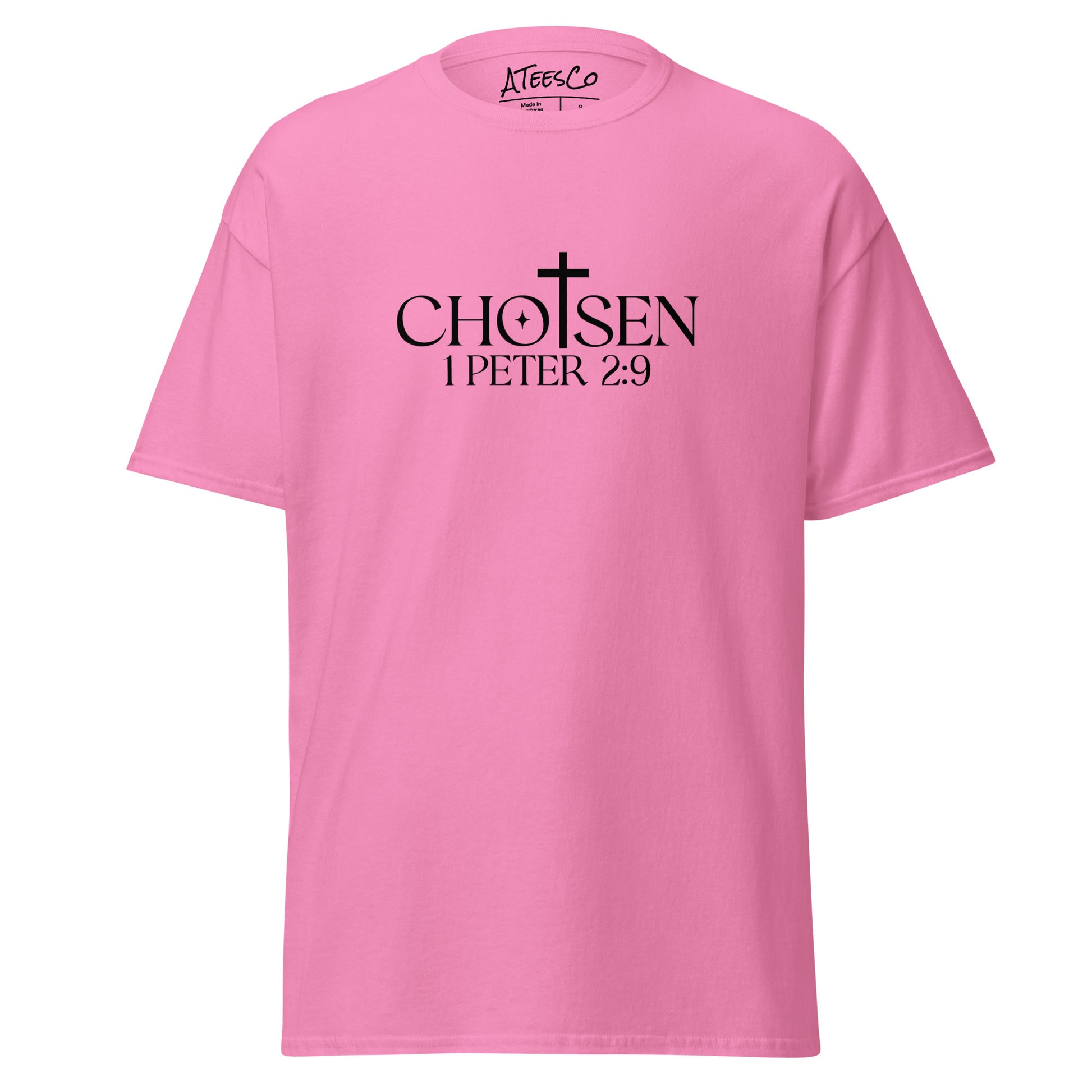 Chosen 1 Peter 2:9 T-Shirt - Color: Azalea