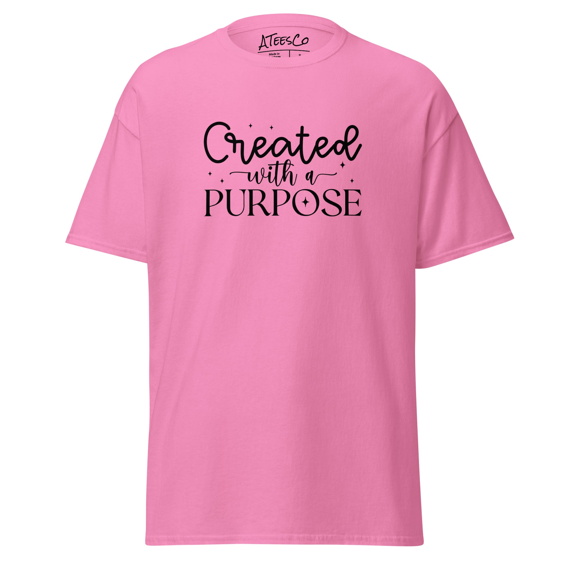 Created with a Purpose Tee Shirt - Color: Azalea