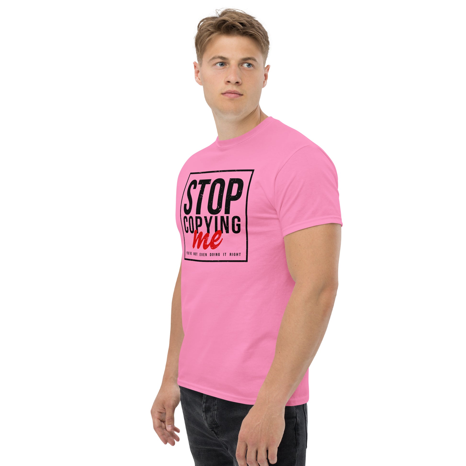 Stop Copying Me T-Shirt - Color: Royal