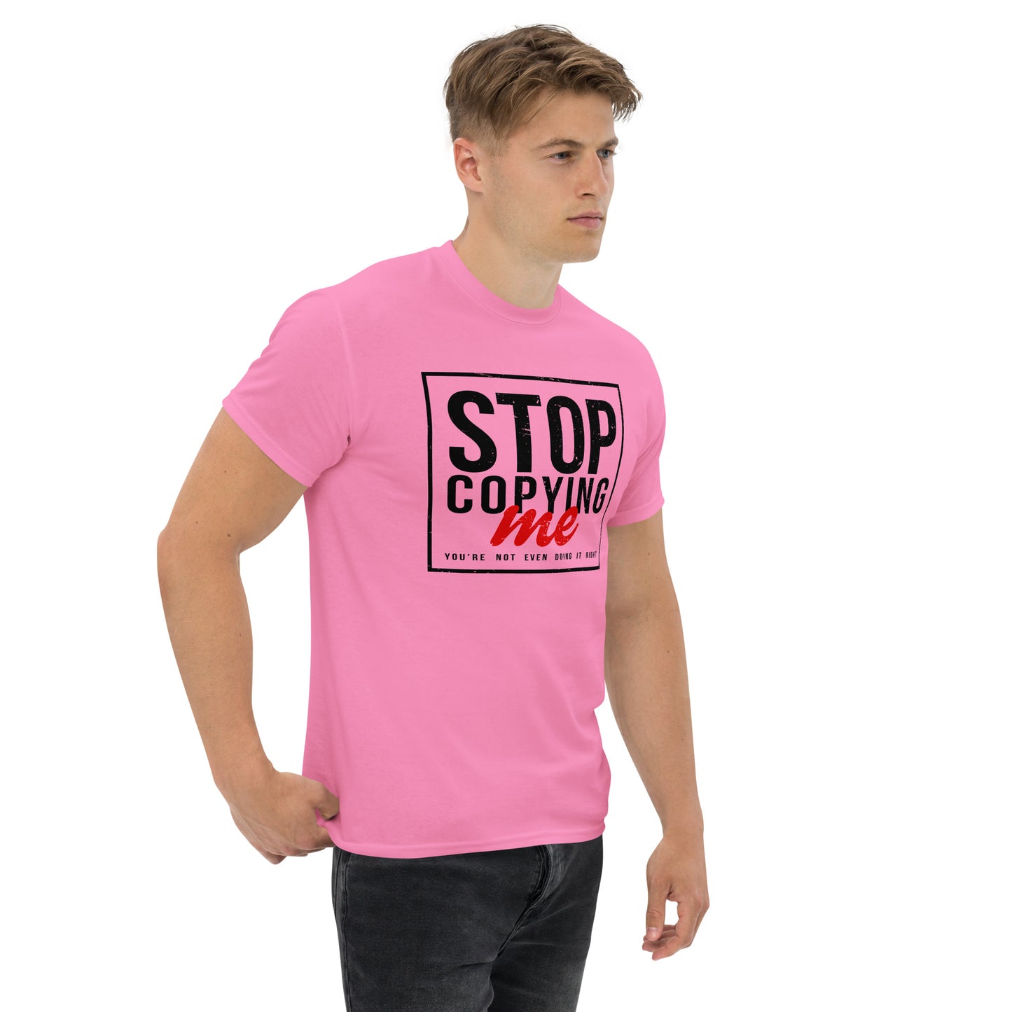 Stop Copying Me T-Shirt - Color: Royal