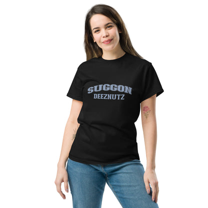 Suggon Deeznutz Graphic Tee Shirt Color: Black