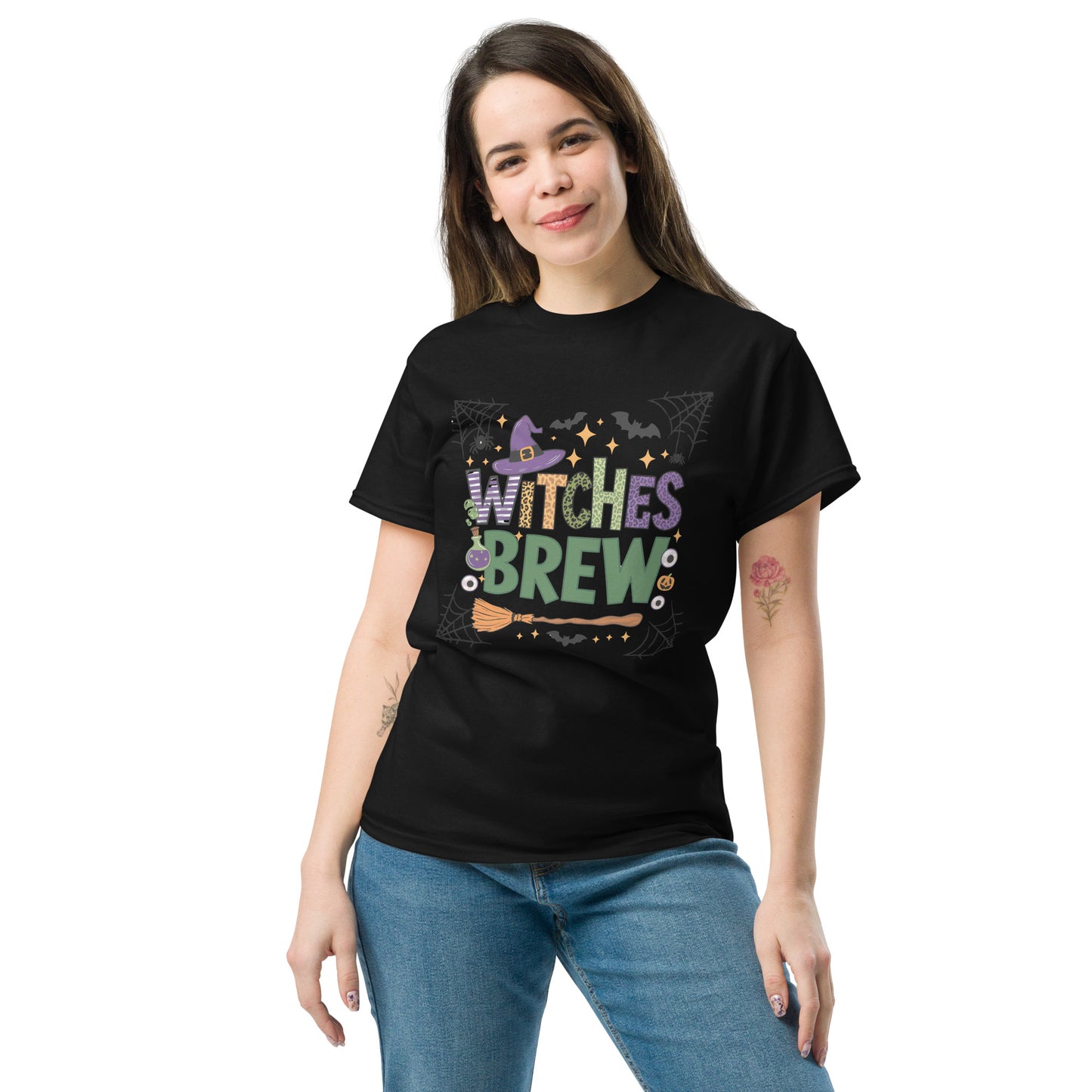 Witches Brew T-Shirt (Halloween Witch) - Color: Black