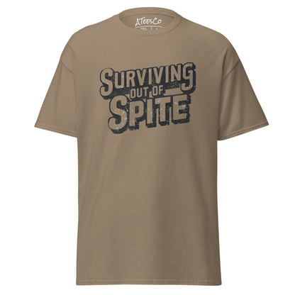 Surviving Out Of Spite T-Shirt Color: Brown Savana