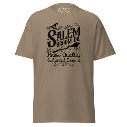 Salem Broom Co Finest Quality Enchanted Besoms (Halloween) T-Shirt Color: Brown Savana