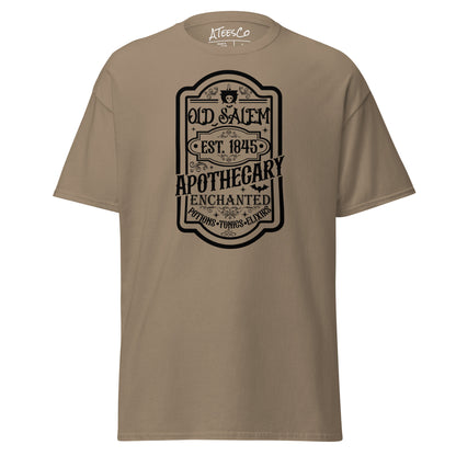 Old Salem Enchanted Apothecary (Halloween) T-Shirt Color: Brown Savana