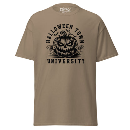 Halloween Town University (Halloween) T-Shirt Color: Brown Savana