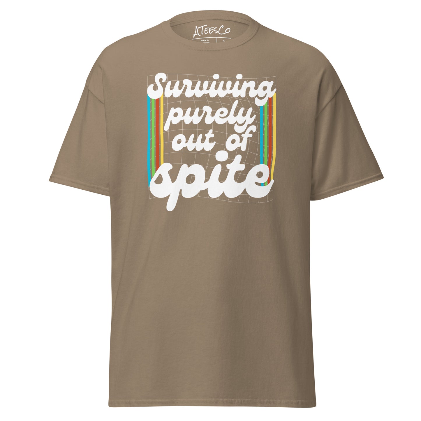 Surviving Purely Out Of Spite T-Shirt Color: Brown Savana