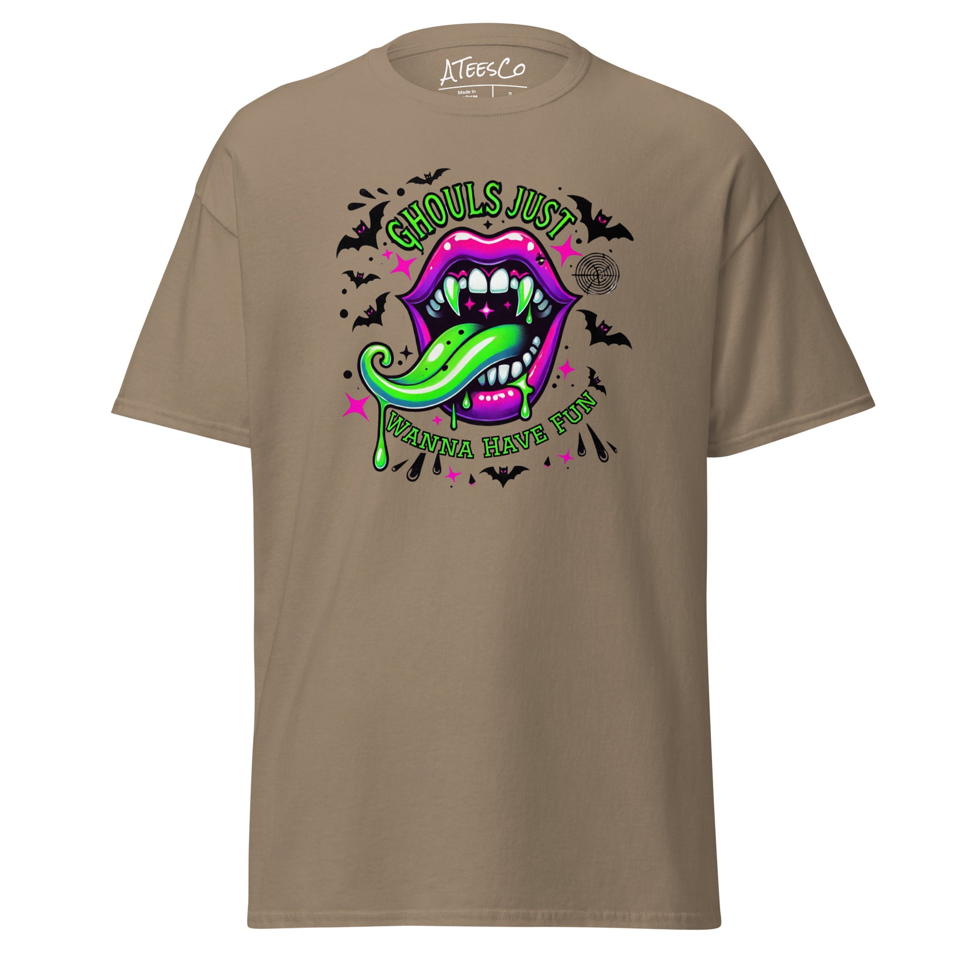 Ghouls Just Want to Have Fun T-Shirt Color: Brown Savana