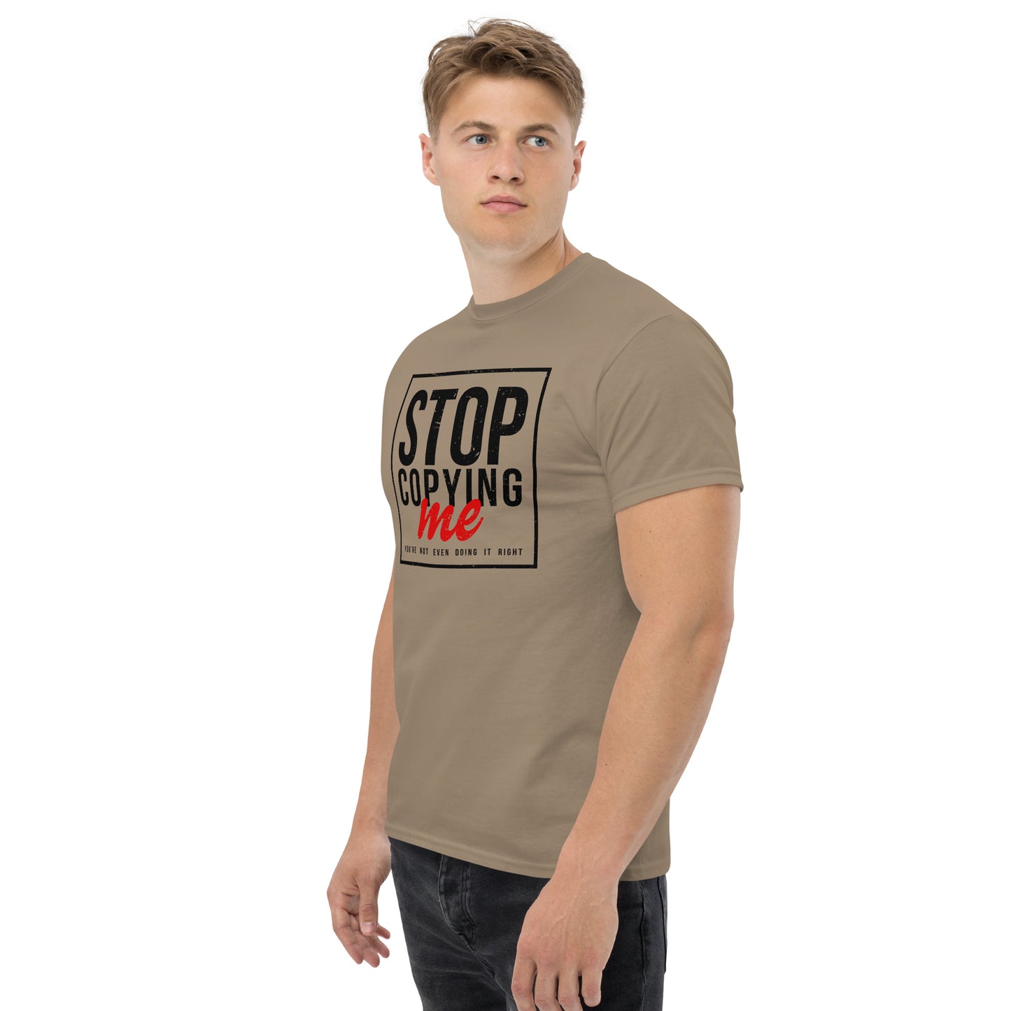 Stop Copying Me T-Shirt - Color: Royal