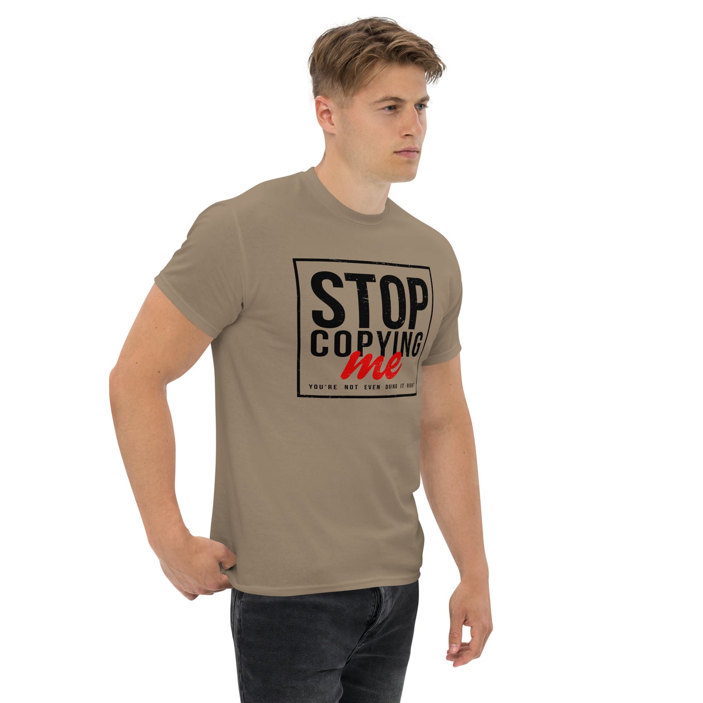 Stop Copying Me T-Shirt - Color: Royal