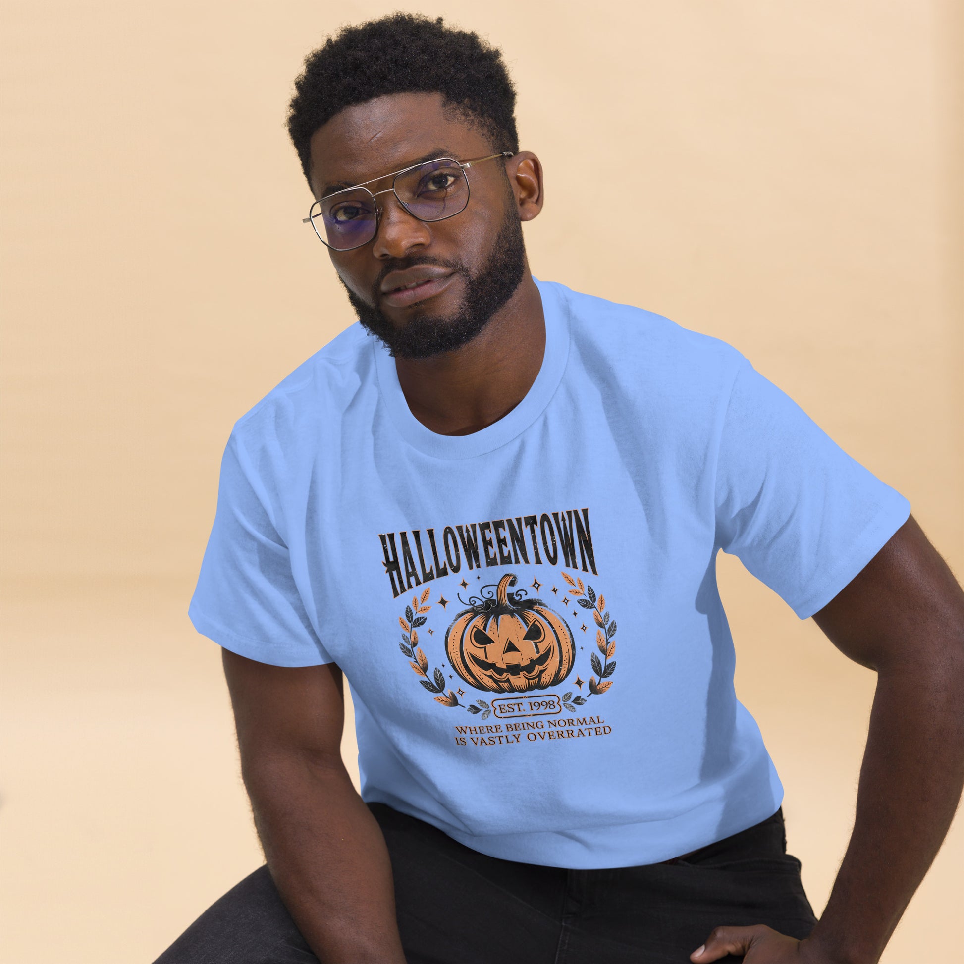 Halloweentown T-Shirt (Where Normal is Overrated) Color: Dark Heather