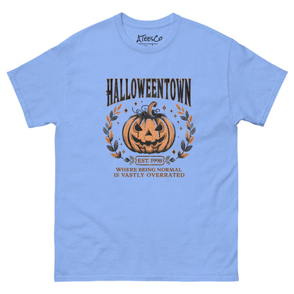 Halloweentown T-Shirt (Where Normal is Overrated) Color: Carolina Blue