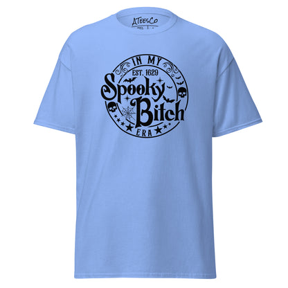 In My Spooky Bitch Era (Halloween) T-Shirt Color: Carolina Blue