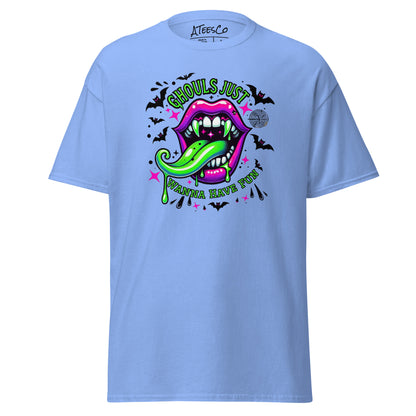 Ghouls Just Want to Have Fun T-Shirt Color: Carolina Blue