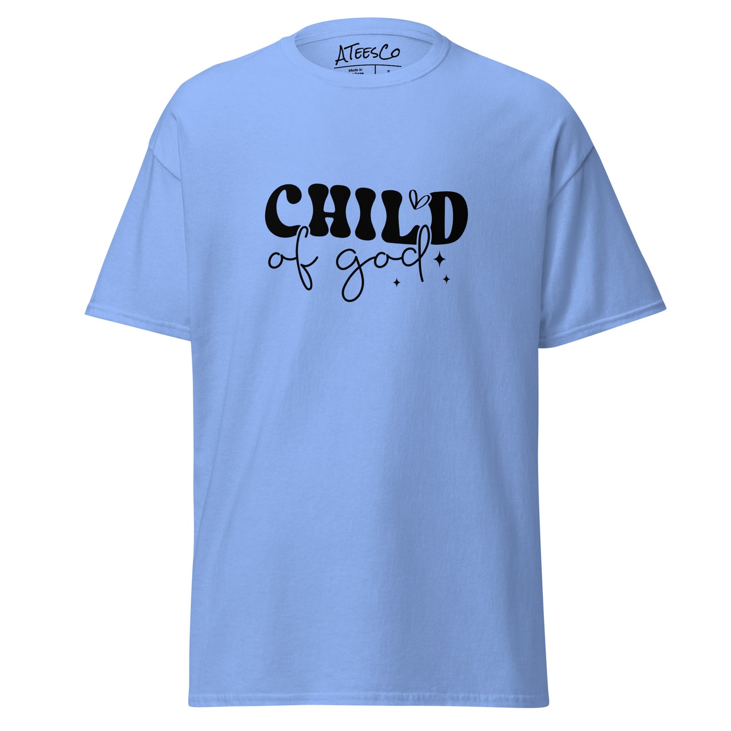 Child of God T-Shirt - Color: Carolina Blue