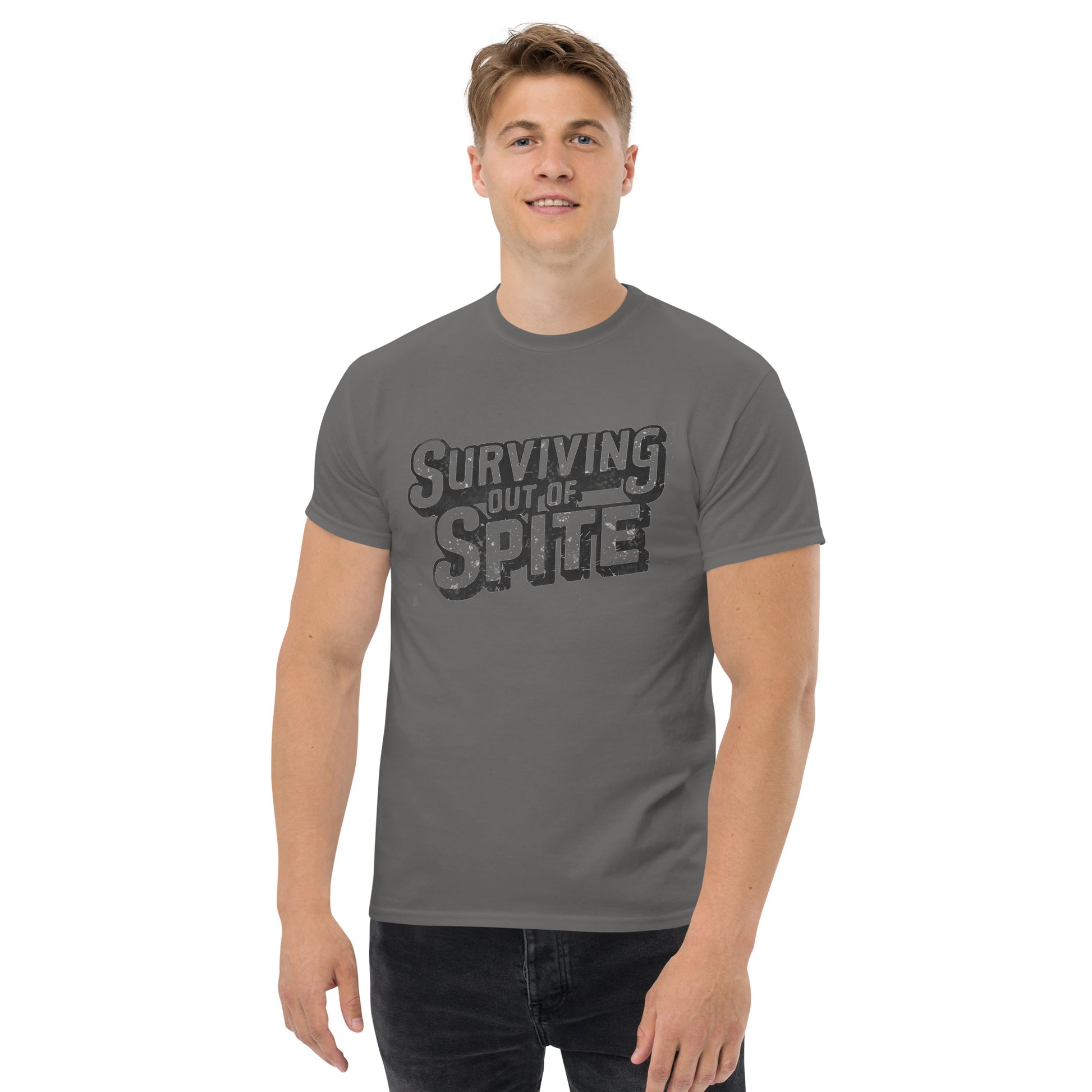 Surviving Out Of Spite T-Shirt Color: Red