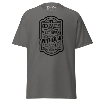 Old Salem Enchanted Apothecary (Halloween) T-Shirt Color: Charcoal