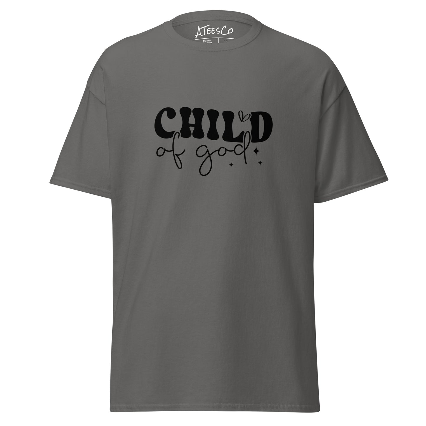 Child of God T-Shirt - Color: Charcoal