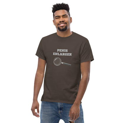 Penis Enlarger T-Shirt (Funny Adult Sexual Humor) Color: Black