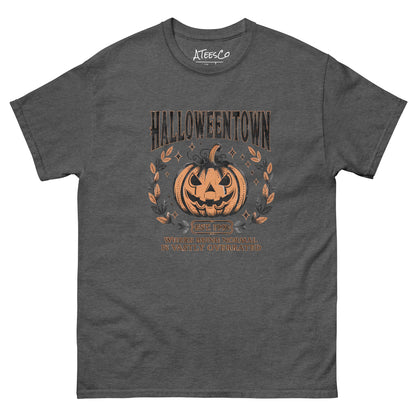 Halloweentown T-Shirt (Where Normal is Overrated) Color: Dark Heather