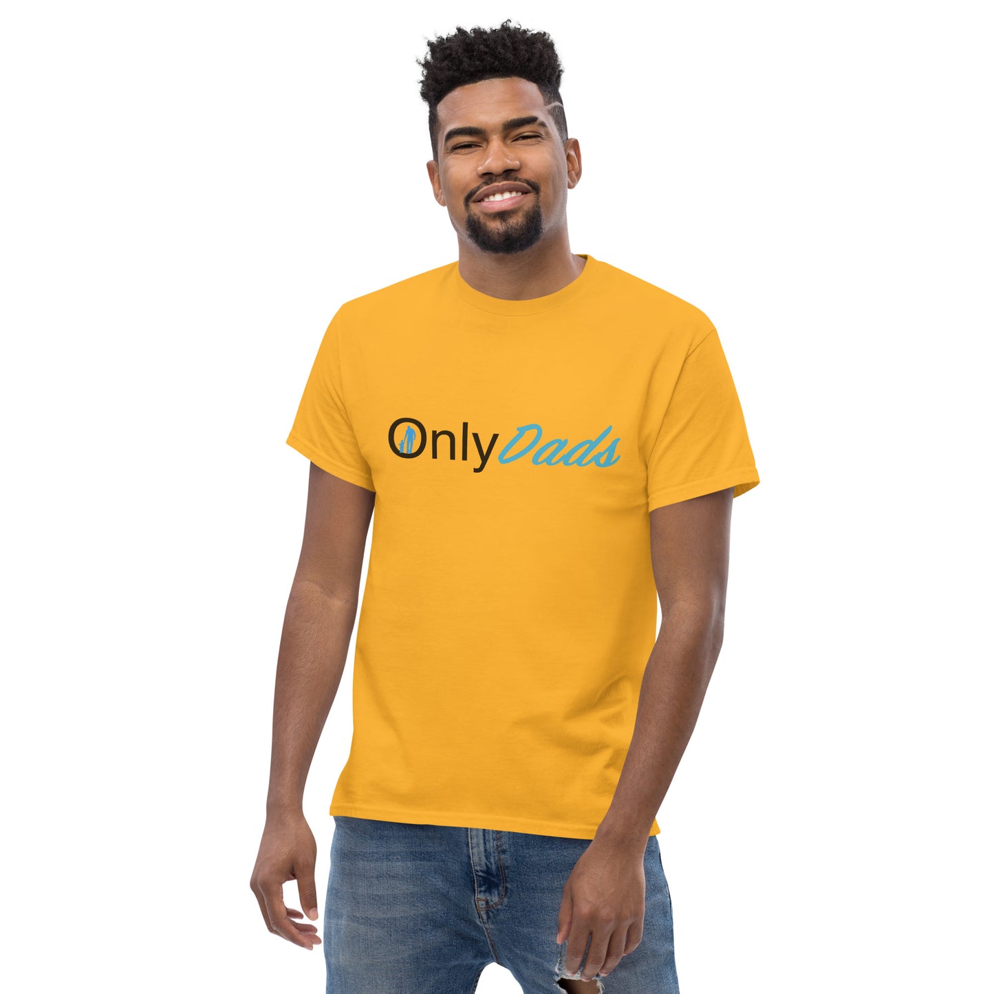 OnlyDads T-Shirt (Only Dads Graphic Tee for Fathers) Color: Cardinal